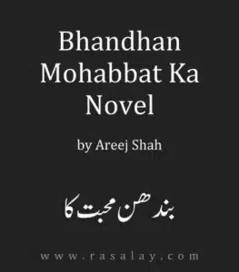 pdf cover of the book Bandhan Muhabbat ka novel by areej shah