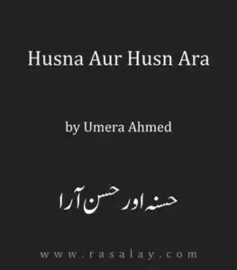 pdf book cover of Husn aur husn araa by umera ahmed