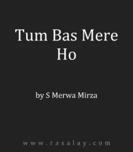 pdf book cover of Tum Bas Mere Ho Novel By S Merwa Mirza